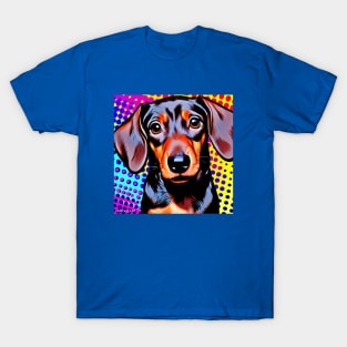 Dachshund Pop Art T-Shirt